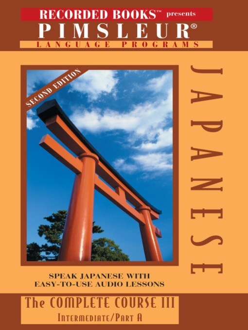 Title details for Japanese IIIA by Pimsleur Language Program - Available